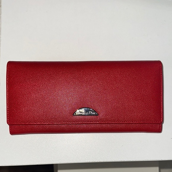Dior Red Wallet - Picture 1 of 7